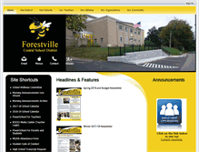 Tablet Screenshot of forestville.com